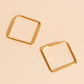 Diamond Rounded Huggie Hoop Earrings