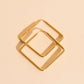 Diamond Rounded Huggie Hoop Earrings