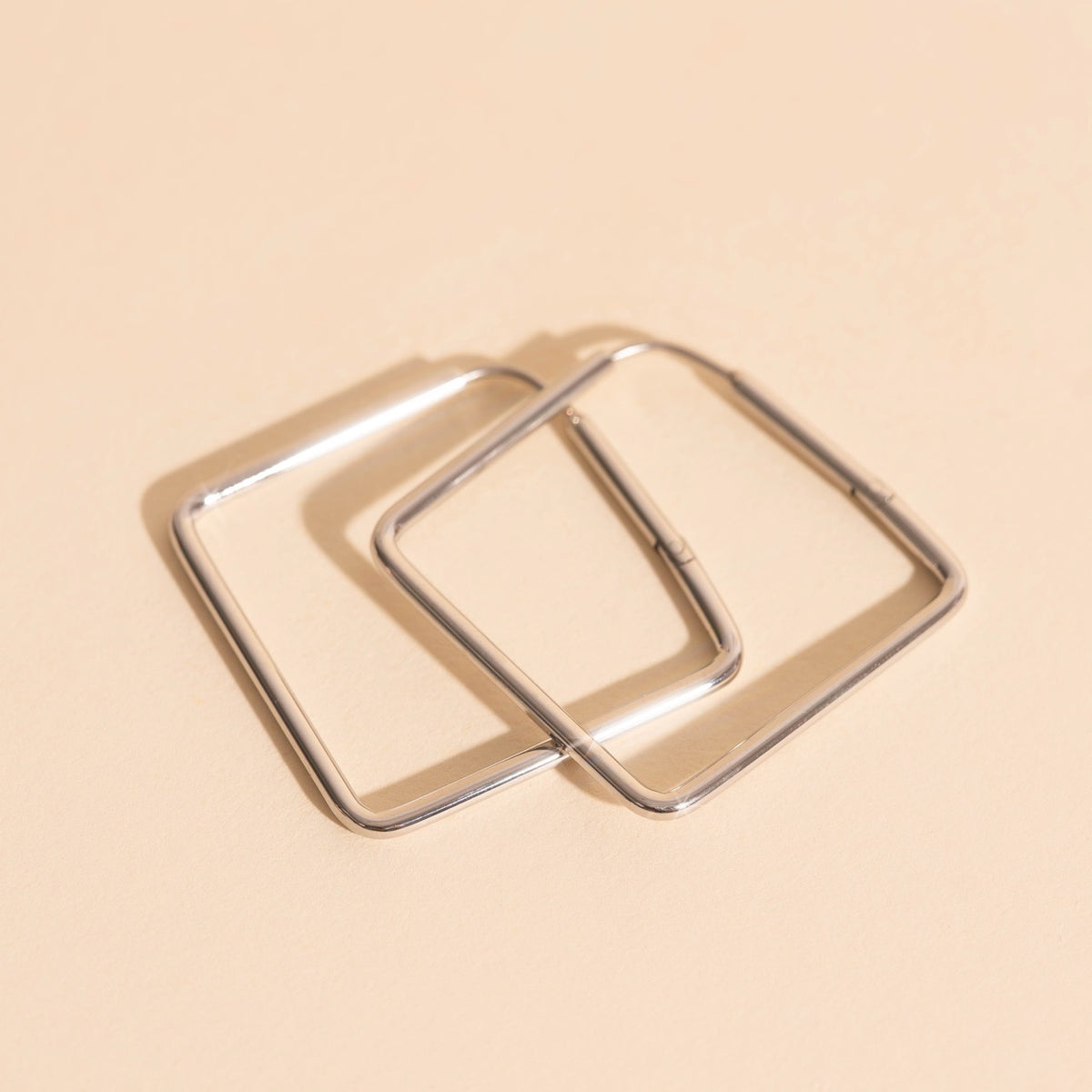Diamond Rounded Huggie Hoop Earrings