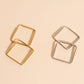 Diamond Rounded Huggie Hoop Earrings
