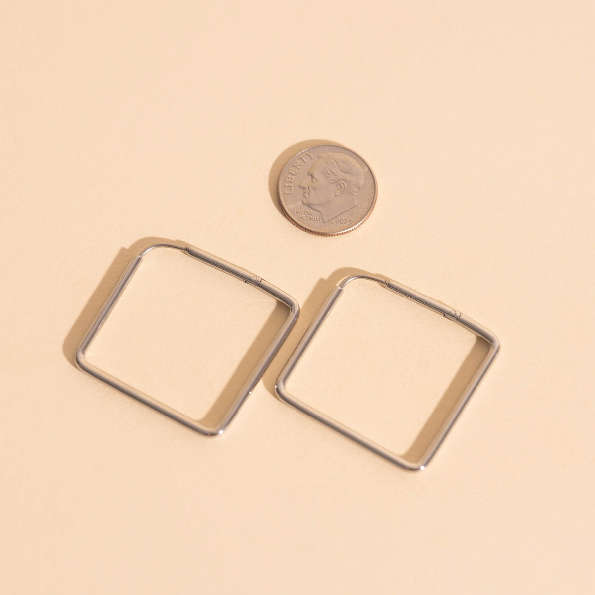 Diamond Rounded Huggie Hoop Earrings