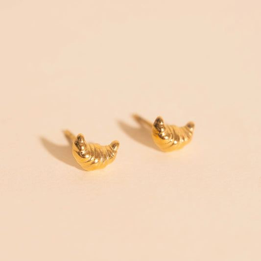 Croissant Stud Earrings