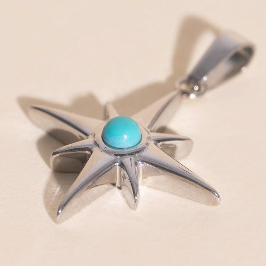 Winds Compass Necklace Charm