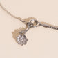 October Cosmos Birth Flower Necklace Charm