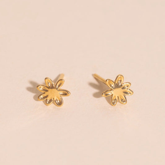 Mini Basic Flower Stud Earrings
