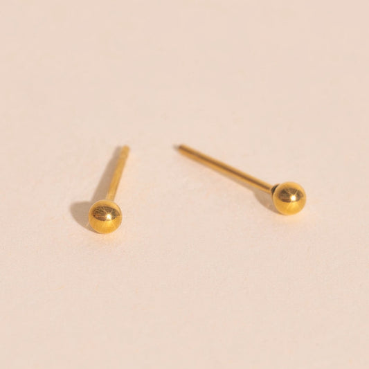 Tiny Ball Stud Earrings