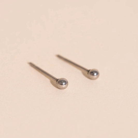 Tiny Ball Stud Earrings