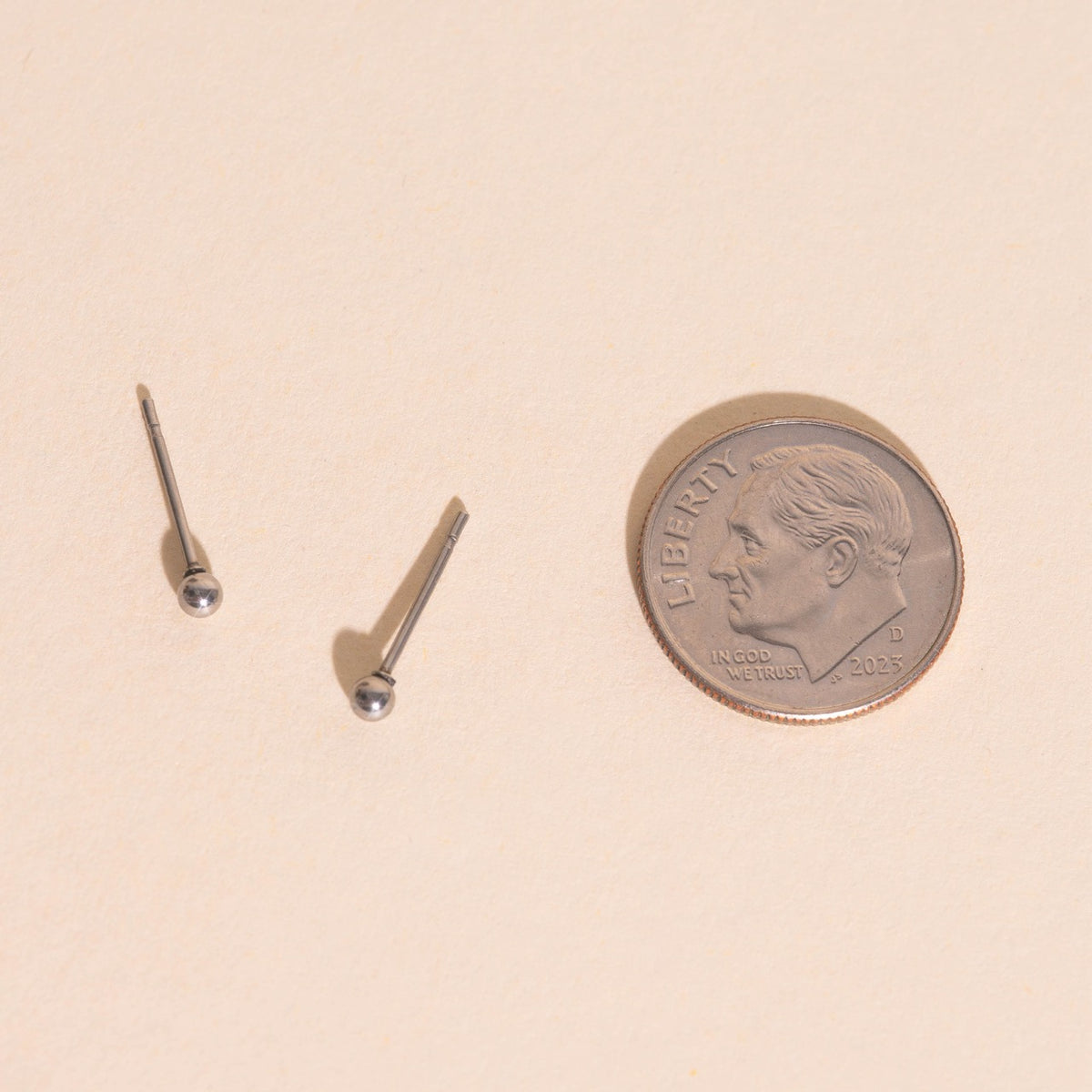 Tiny Ball Stud Earrings