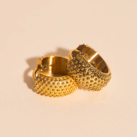 Party Super Chunky Huggie Hoop Earrings