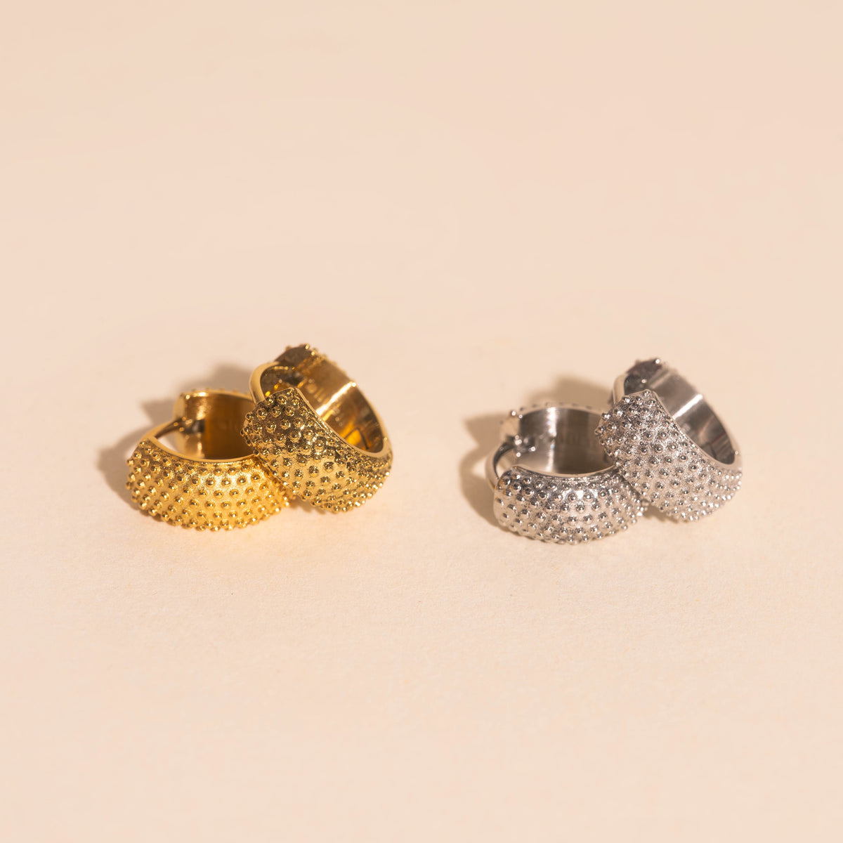 Party Super Chunky Huggie Hoop Earrings