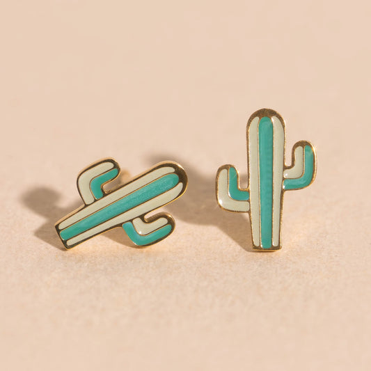 Cactus Stud Earrings