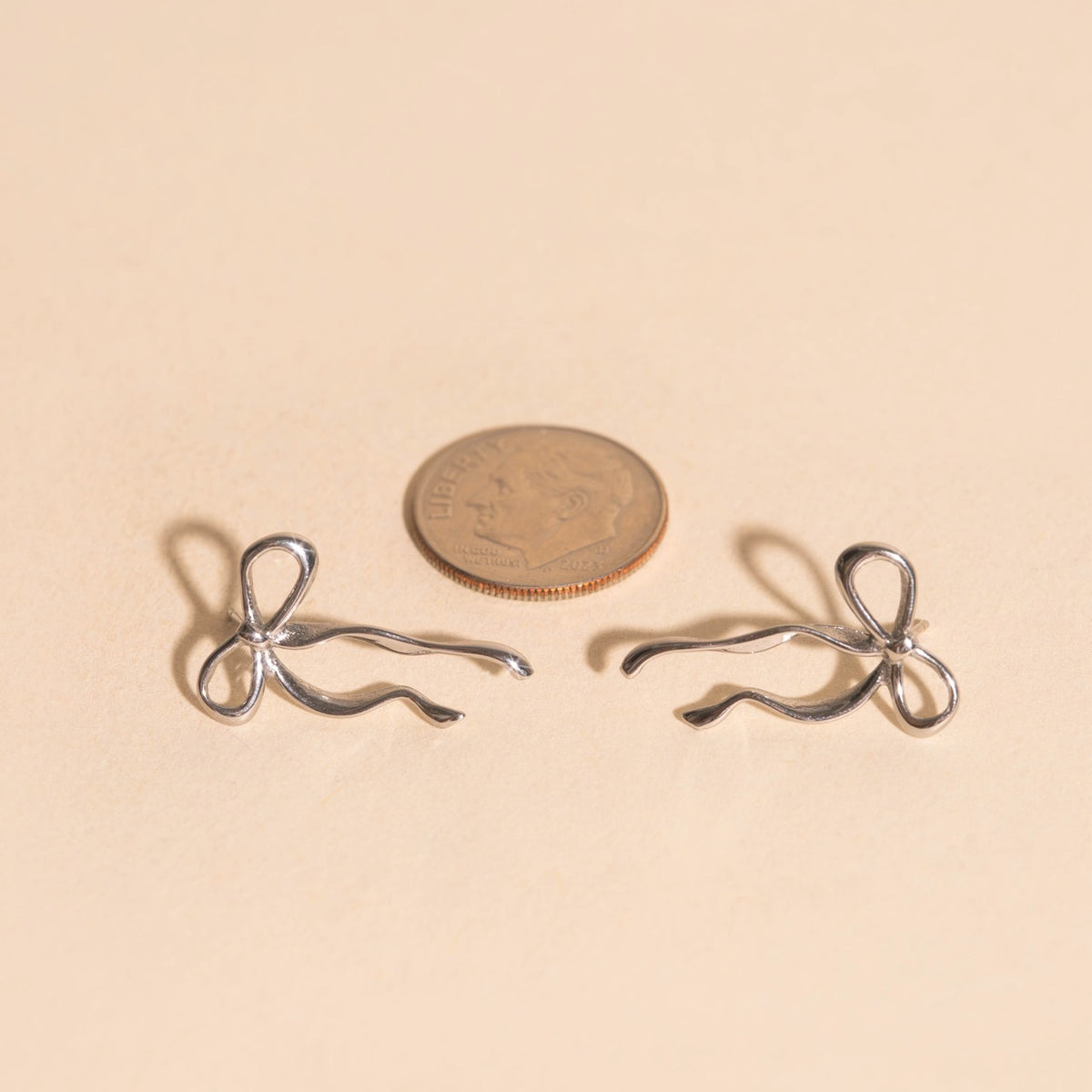 Dainty Bow Stud Earrings