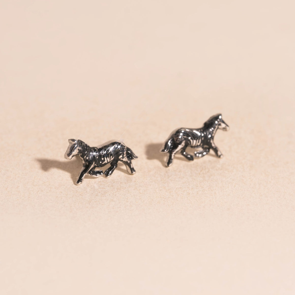 Zebra Mini Stud Earrings