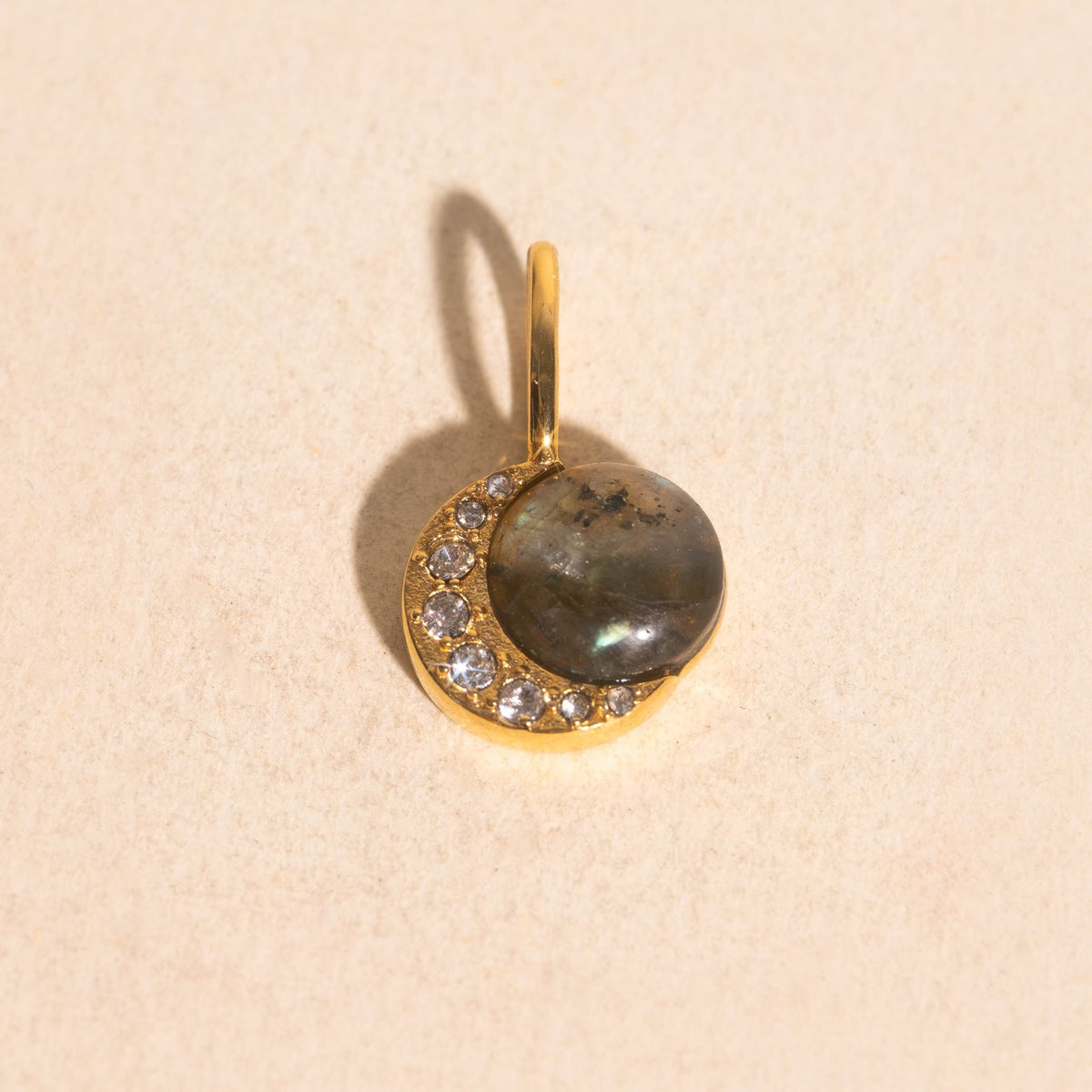 Moon Crystal Necklace Charm