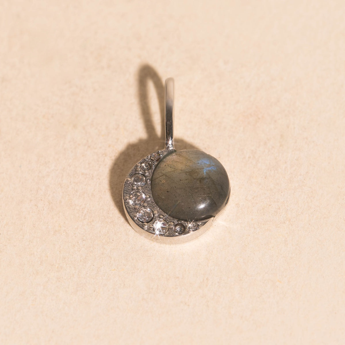Moon Crystal Necklace Charm