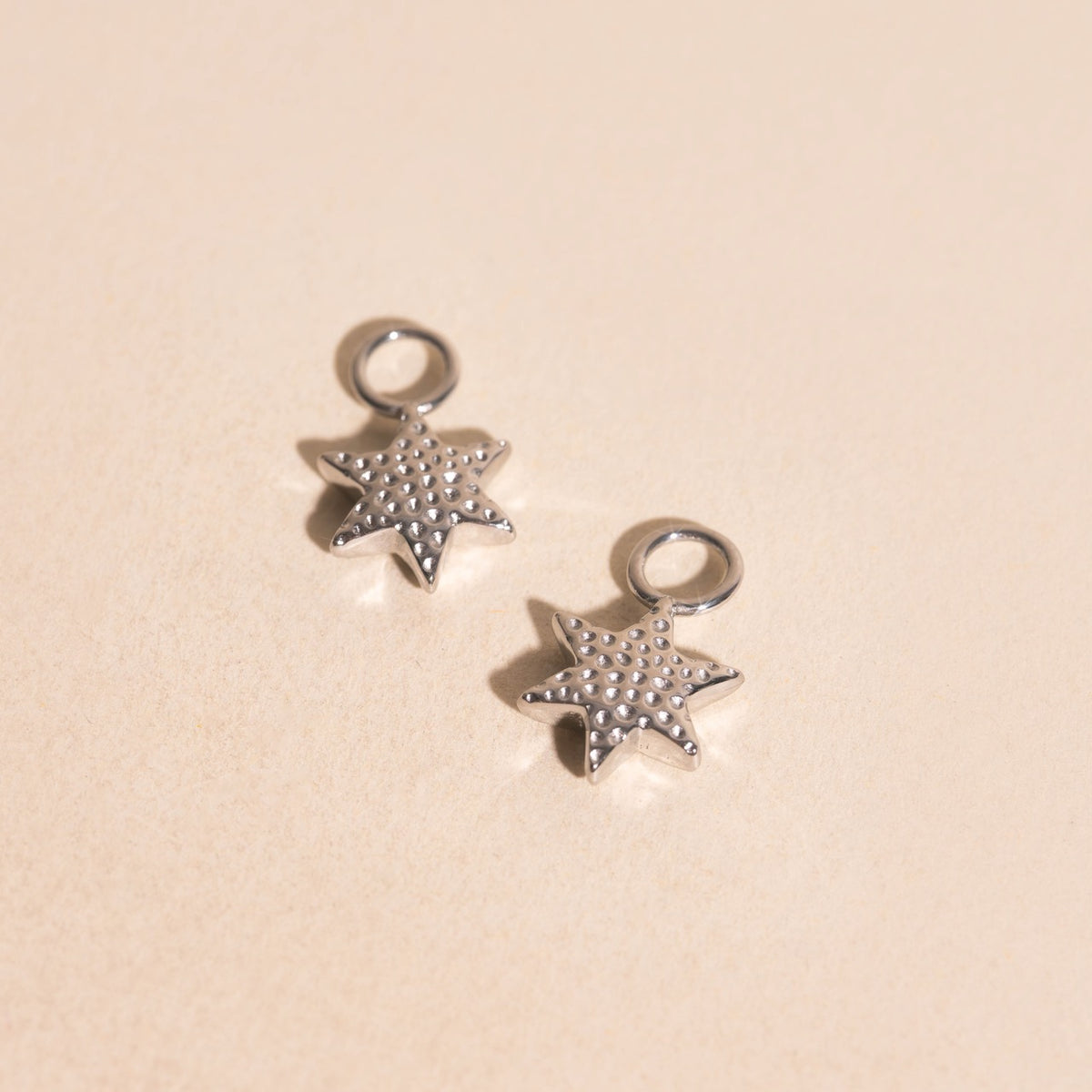 Stardust Huggie Hoop Charms