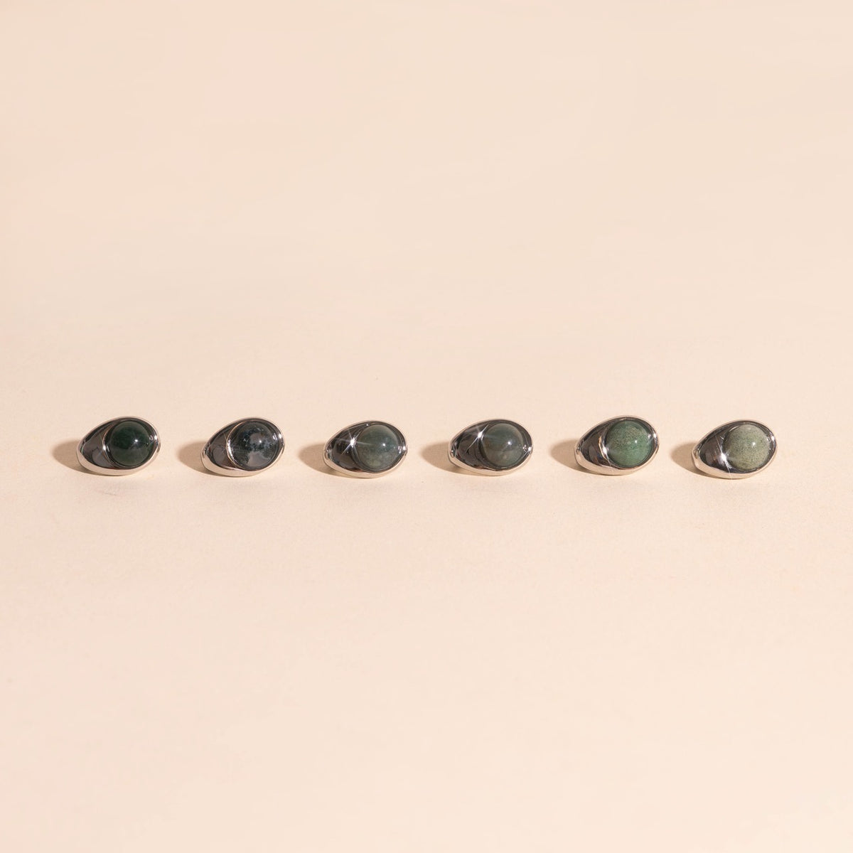 Earth Cosmic Curl Stud Earrings