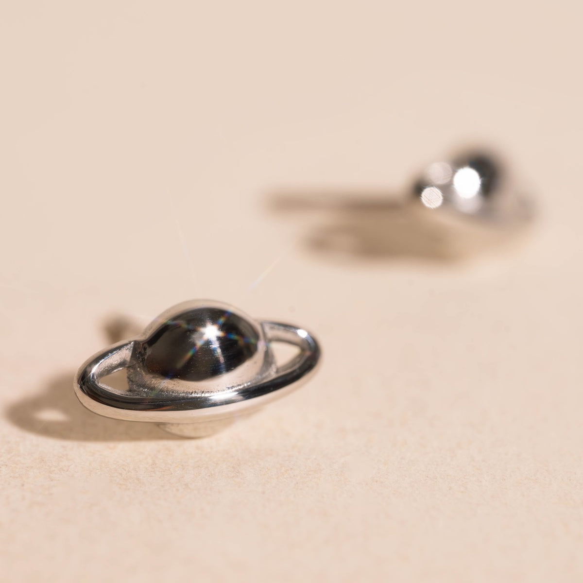 Saturn Stud Earrings