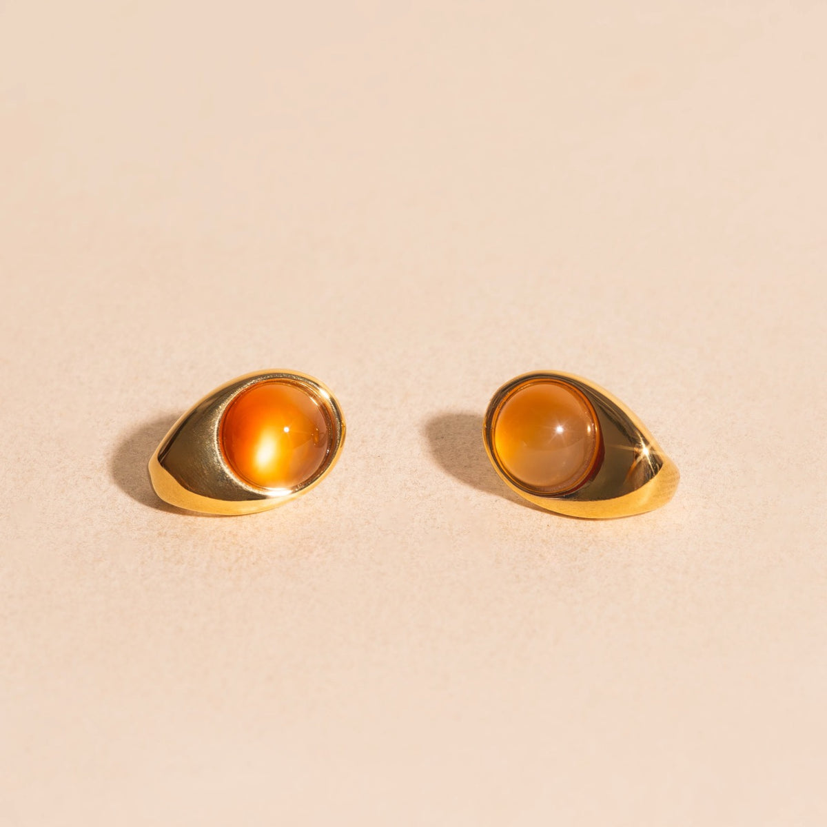 Mars Cosmic Curl Stud Earrings