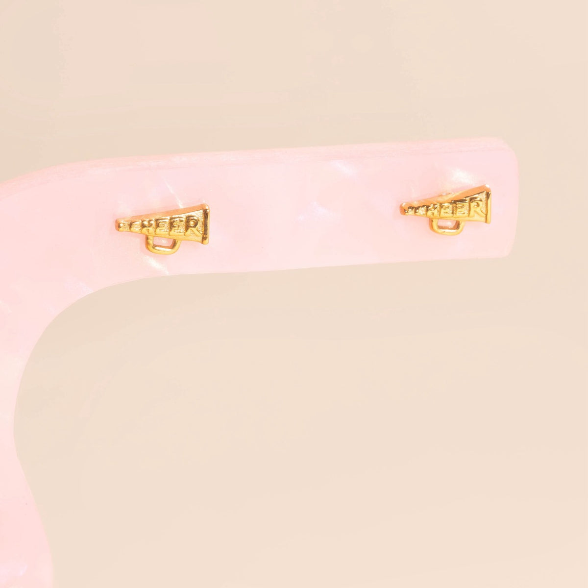 Cheer Megaphone Mini Stud Earrings