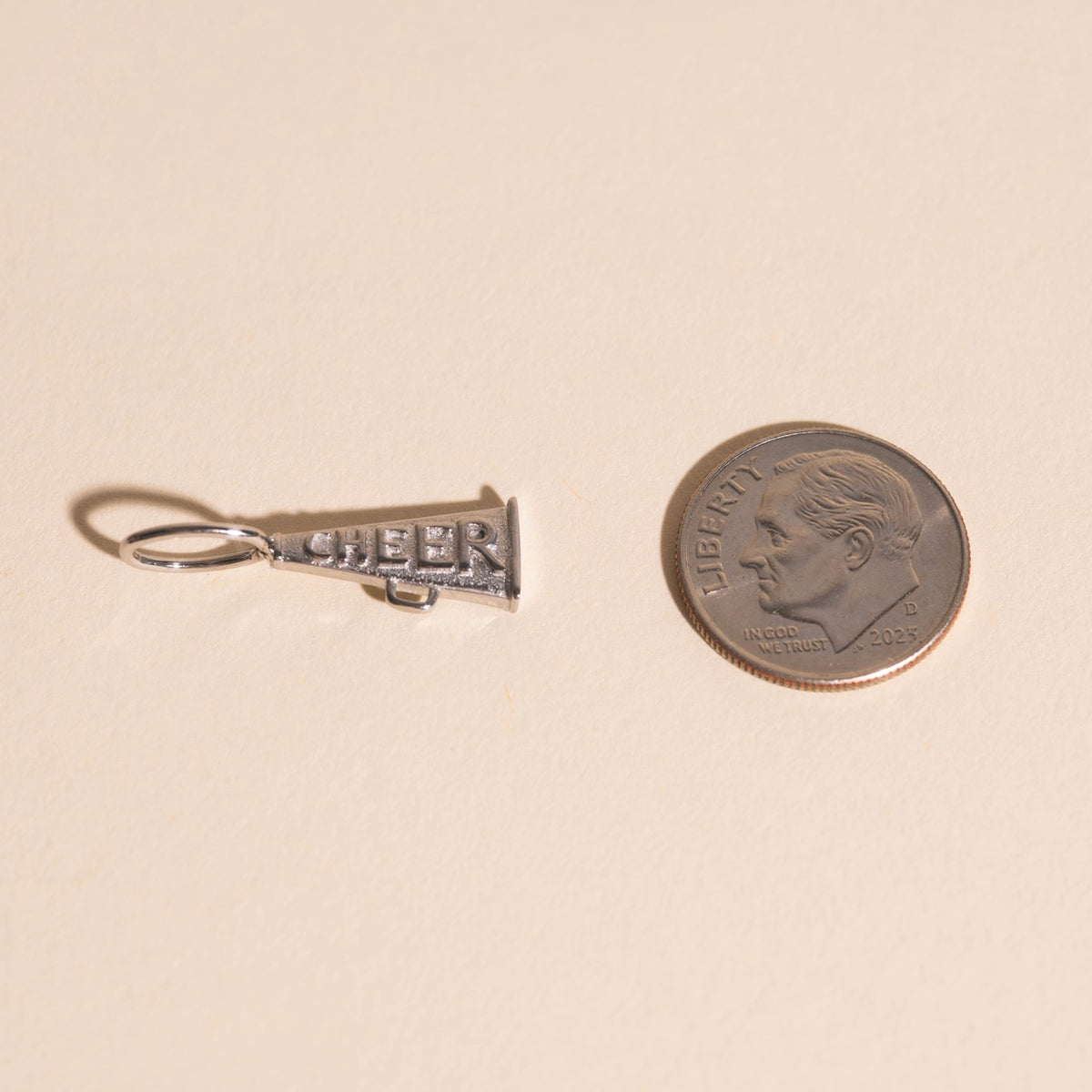 Cheer Megaphone Necklace Charm