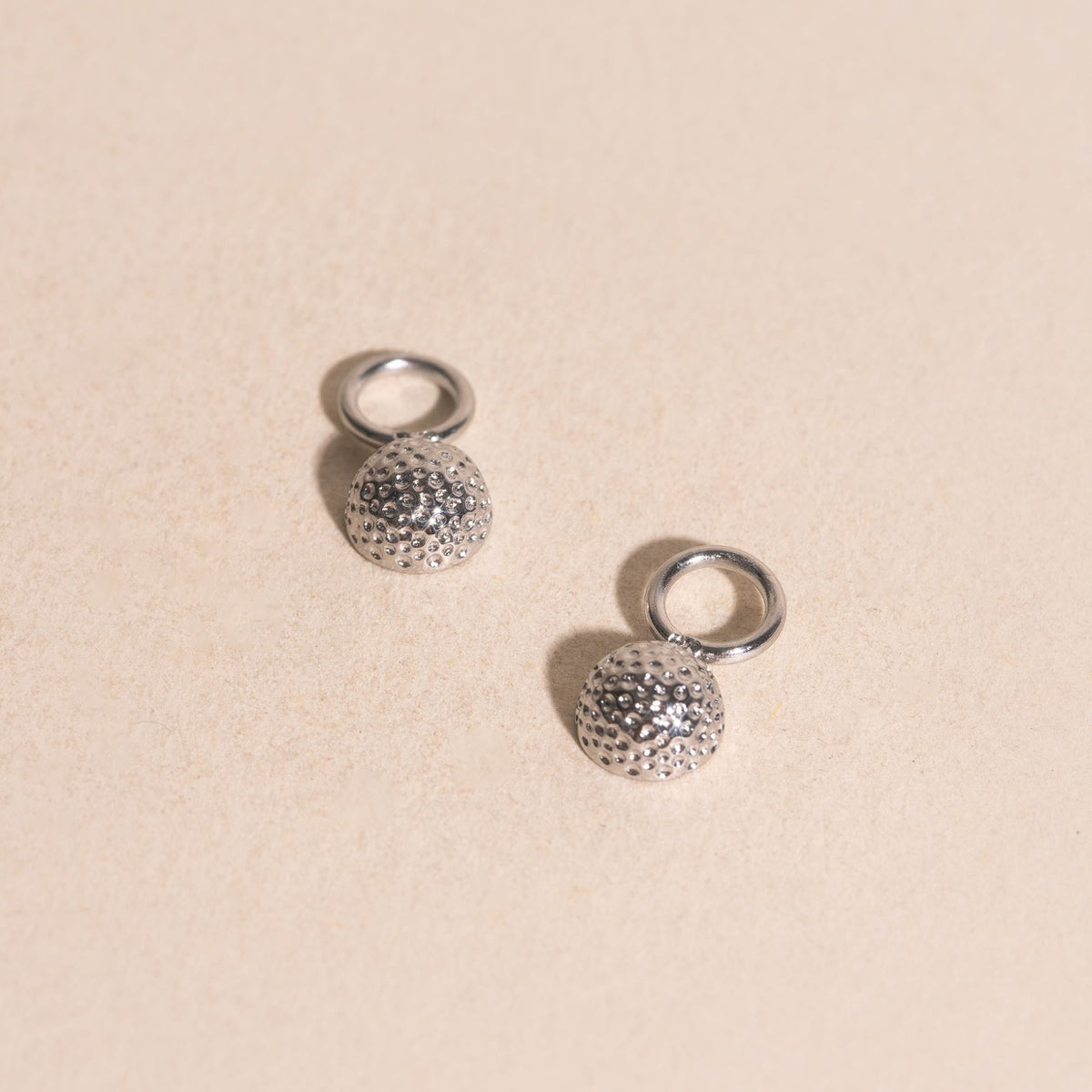 Golf Ball Huggie Hoop Charms