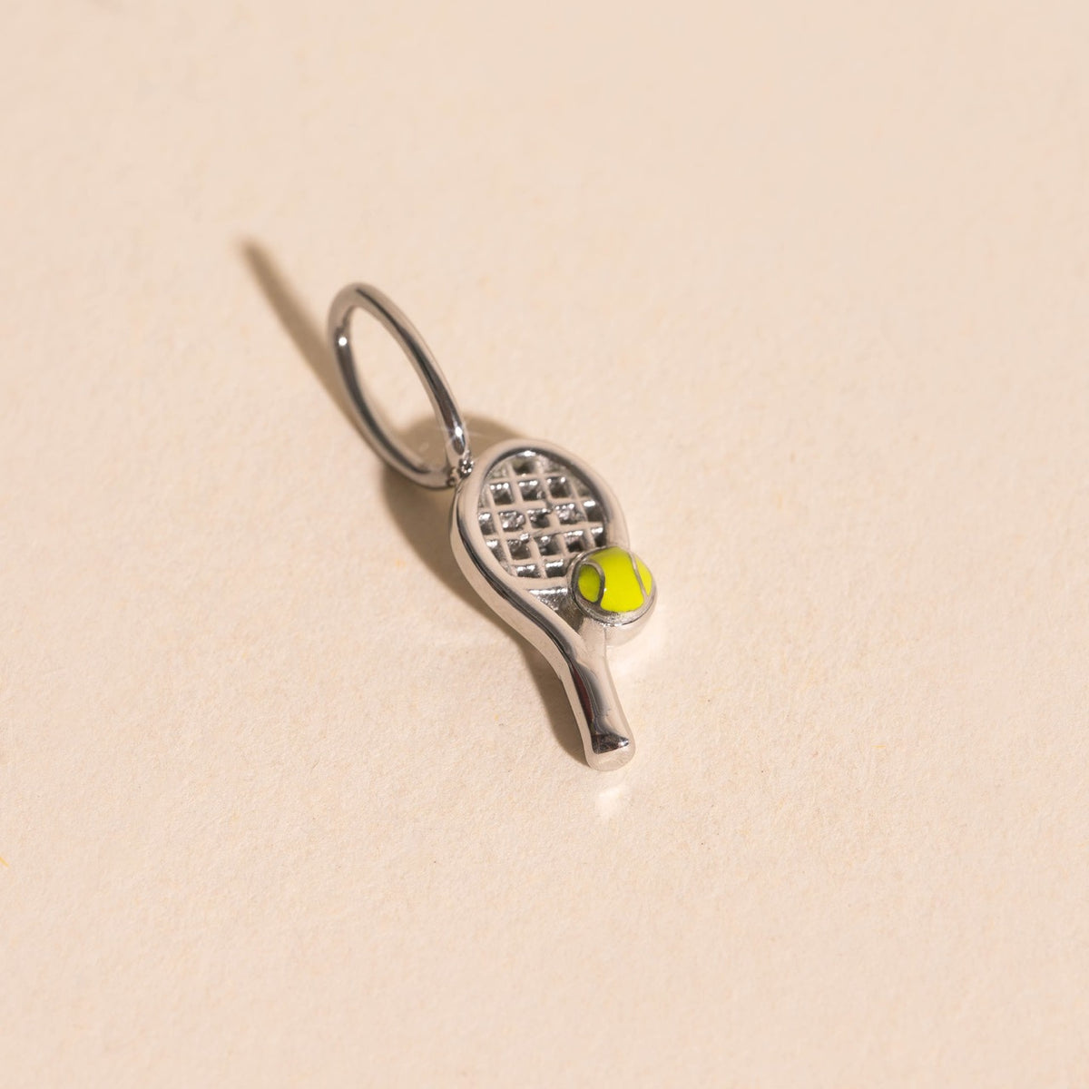 Tennis Racket Necklace Charm