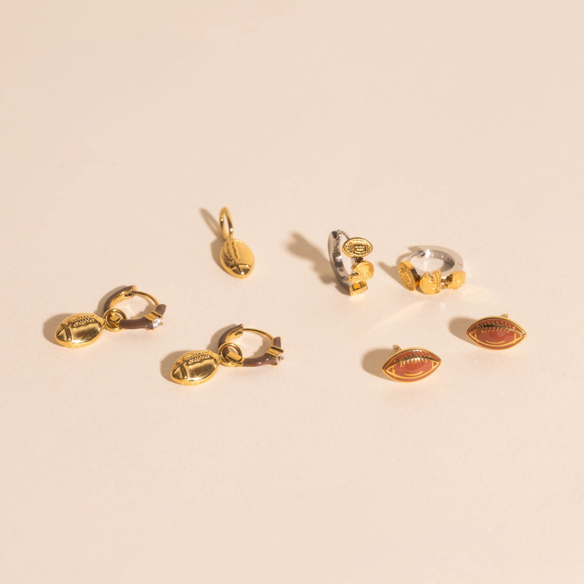 Football Necklace Charm