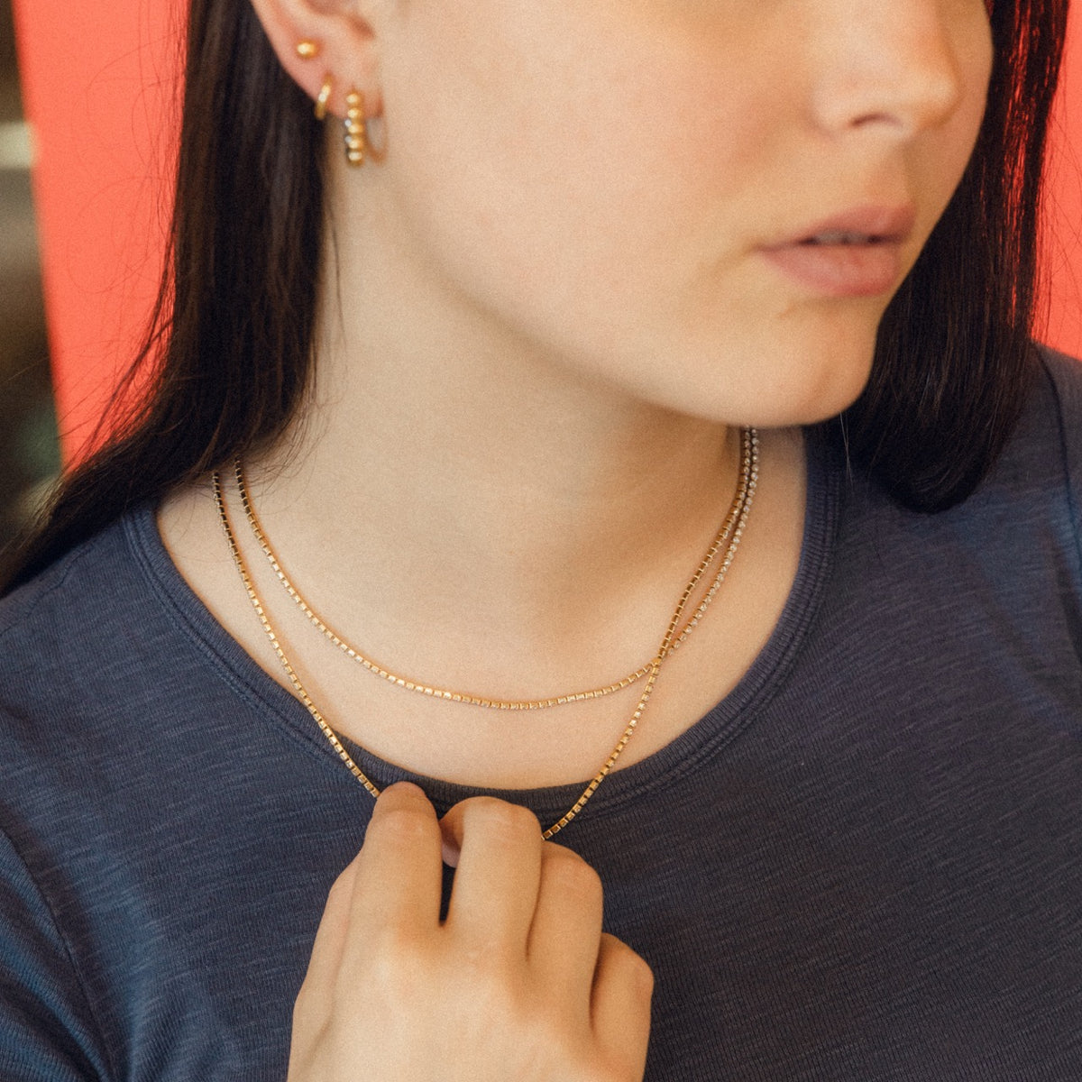 Micro Tennis Necklace