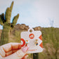 Arizona Desert 3D Huggie Hoop Earrings