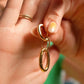 Beaded Circle Necklace Extender Charm
