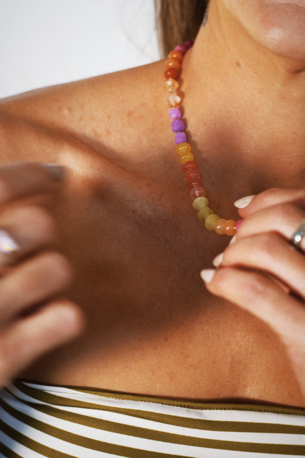 Rainbow Necklace (17")