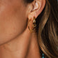 Chunky Rounded Huggie Hoop Earrings