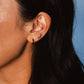 Crystal Trio Stud Earrings