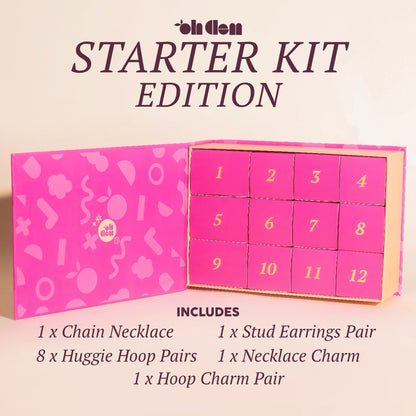 Oh Clem Starter Kit Jewelry Advent Calendar Box (12-piece)
